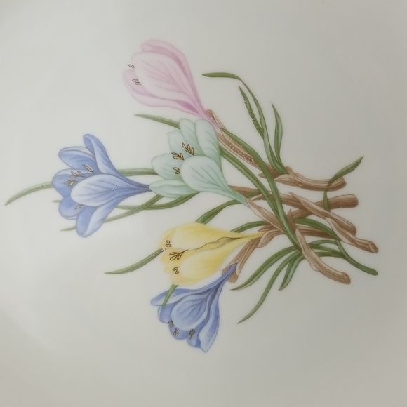 Franciscan China Sierra Crocus Lunch Plates - Picture 5 of 12